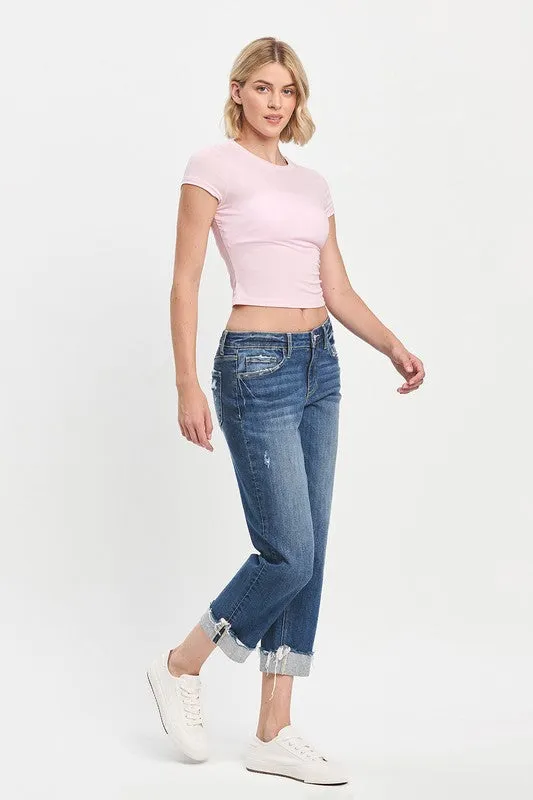 Heather Cuffed Boyfriend Jean (Lovervet By Vervet)