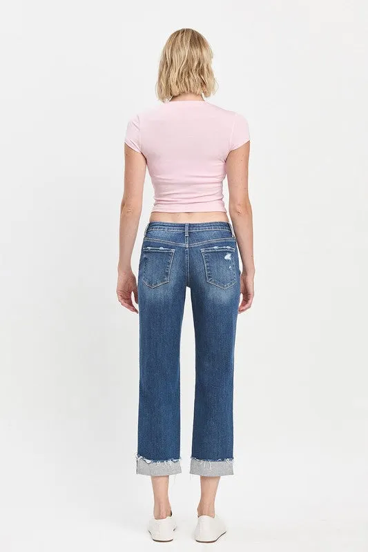 Heather Cuffed Boyfriend Jean (Lovervet By Vervet)