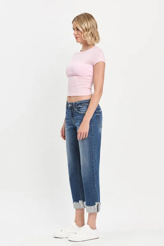 Heather Cuffed Boyfriend Jean (Lovervet By Vervet)