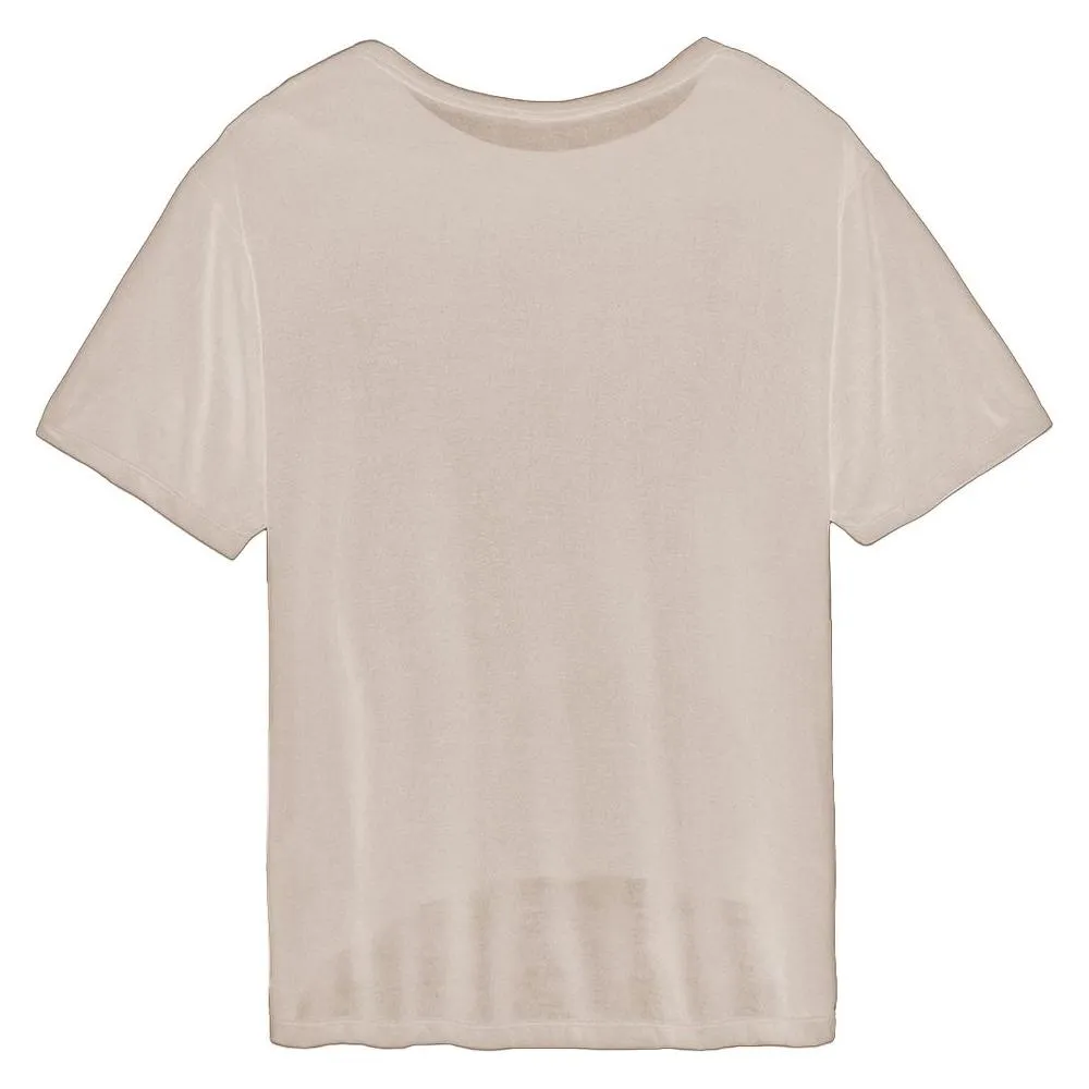 Hinnominate Elegant Oversized Modal Tee with Logo