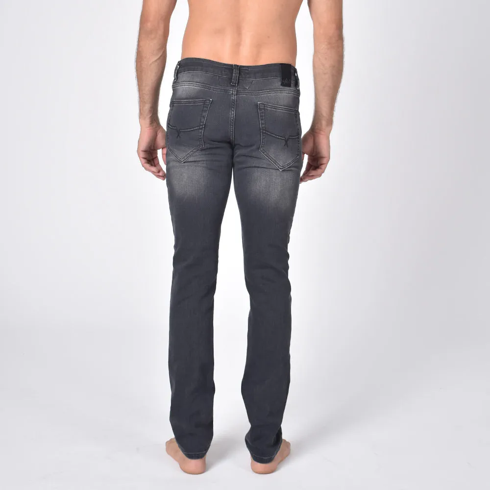 Light Black Slim Fit Jeans #EIG-38