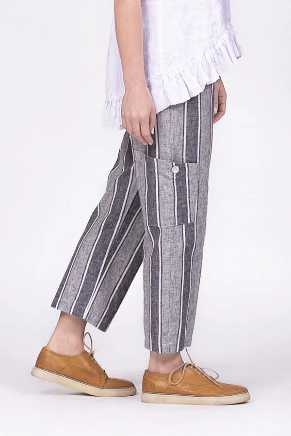 linen/cotton pocket pants