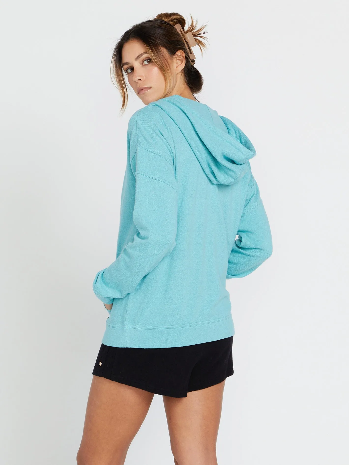 Lived in Lounge Zip Jacket - Aqua