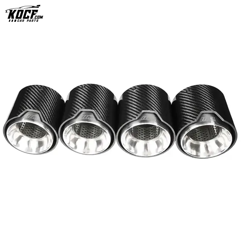 M3 G80 M4 G82 G83 Carbon Fiber Exhaust tip muffler tip Stainless Steel Glossy Black Fits for BMW