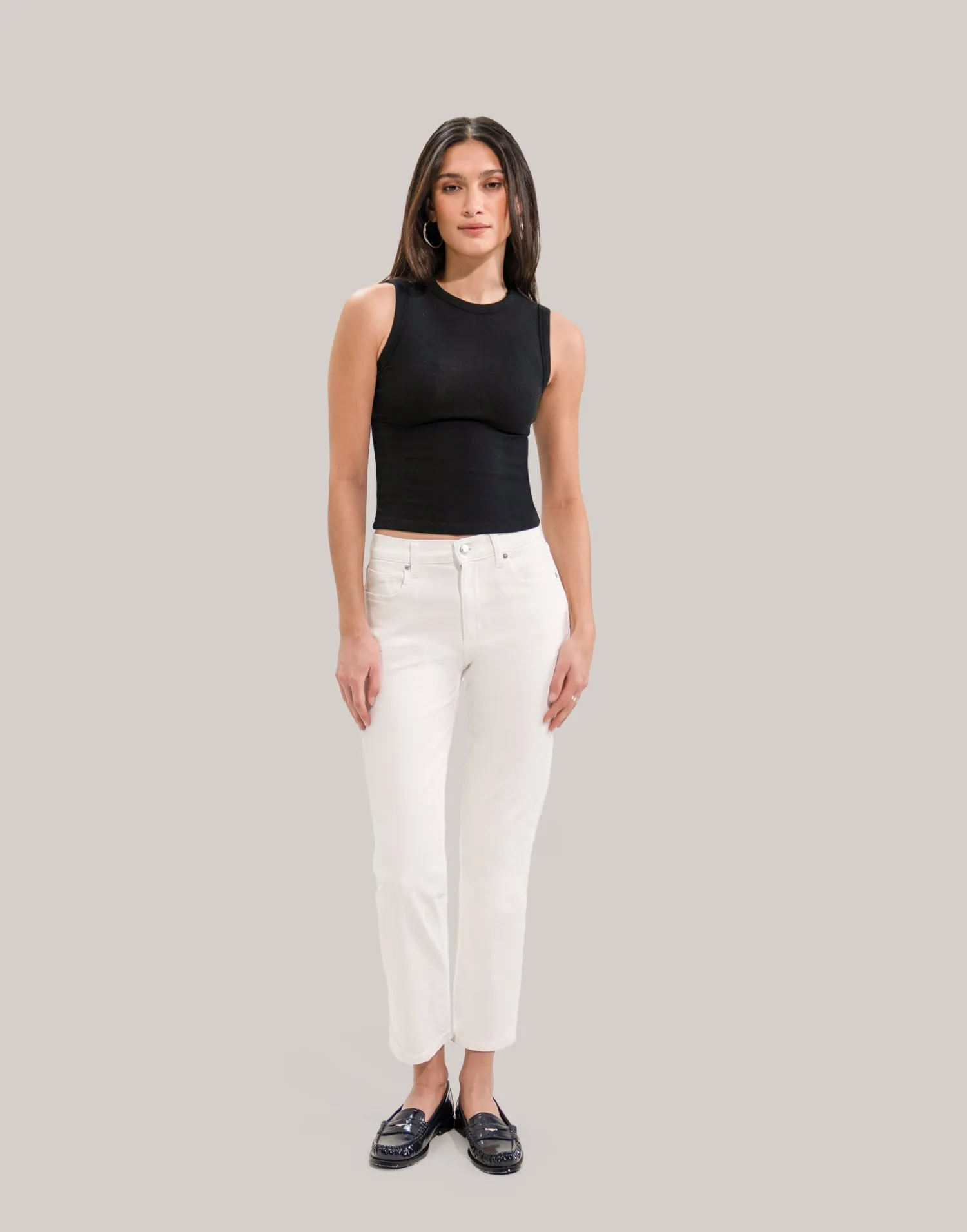 MALIA RELAXED JEANS / PEARL