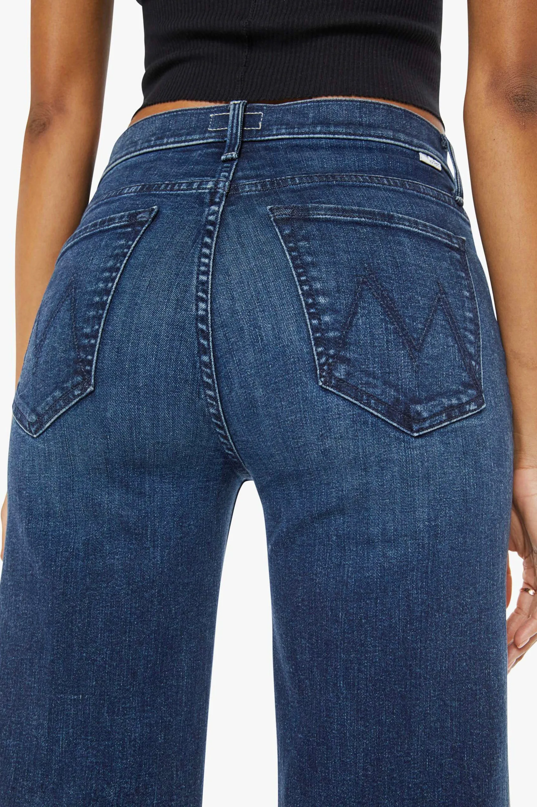 Mother Tomcat Roller Sneak Jeans