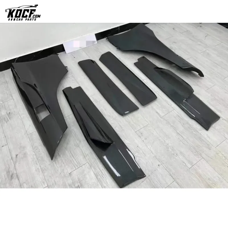 MP4 12C 650S Upgrade to 675LT Style Carbon Fiber Side Skirts Panel set for McLaren MP4 12C 650S