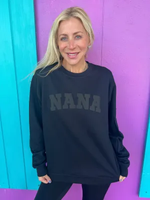 Nana Black Sweatshirt