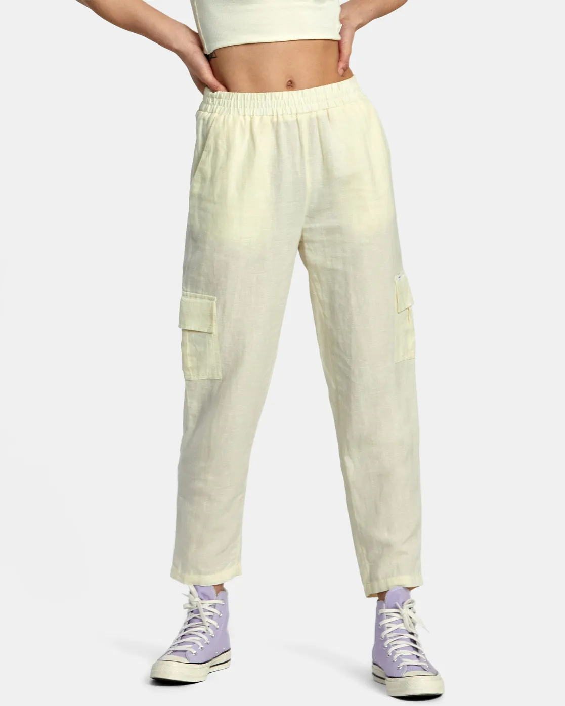 New Yume Cargo Pants - Lemon