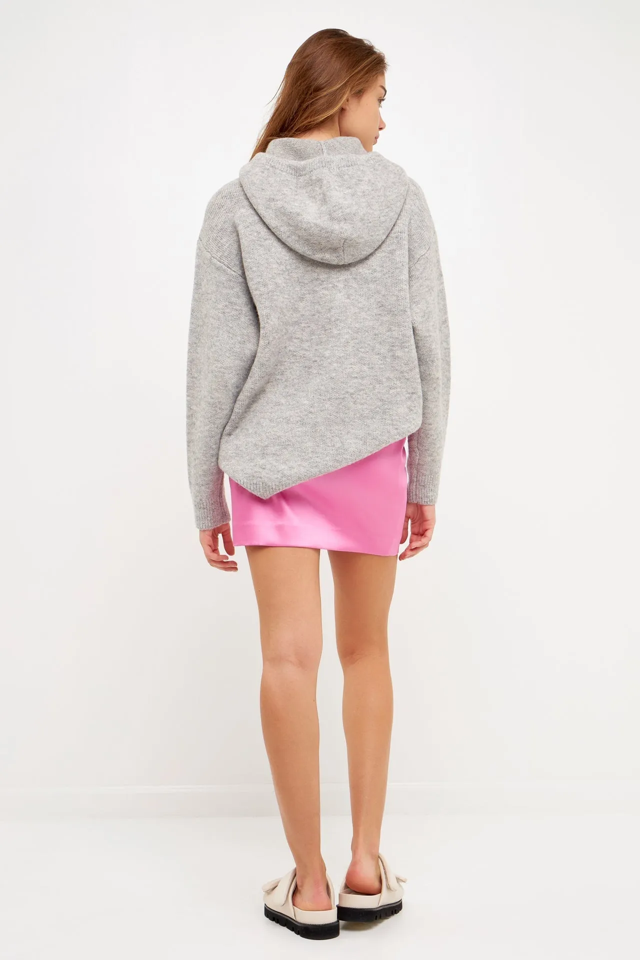 Oversize Knit Hoodie