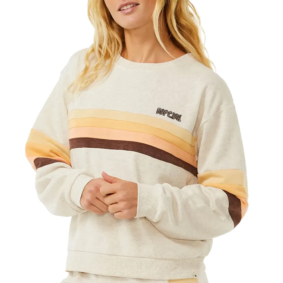 Rip Curl Women's Surf Revival Panelled Crew Sweatshirt