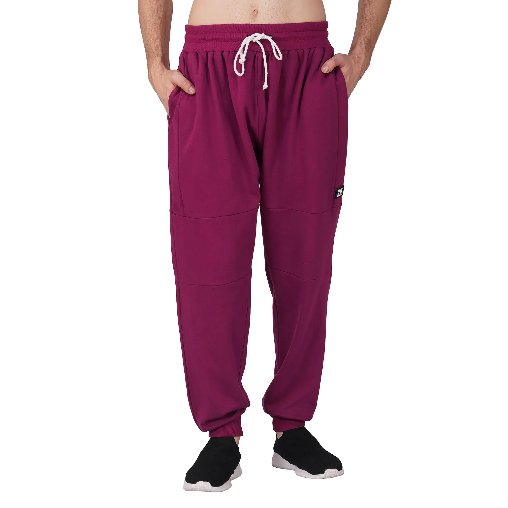 SLAY. Men's Magenta Oversized Drop Shoulder Hoodie & Joggers Co-ord Set