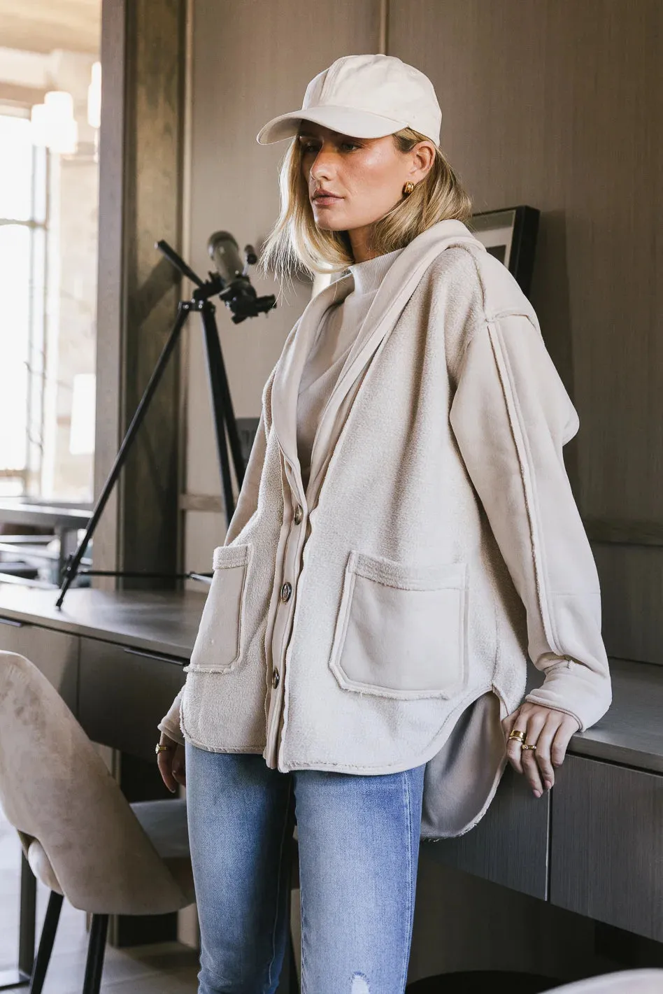 Sophie Cozy Jacket in Natural