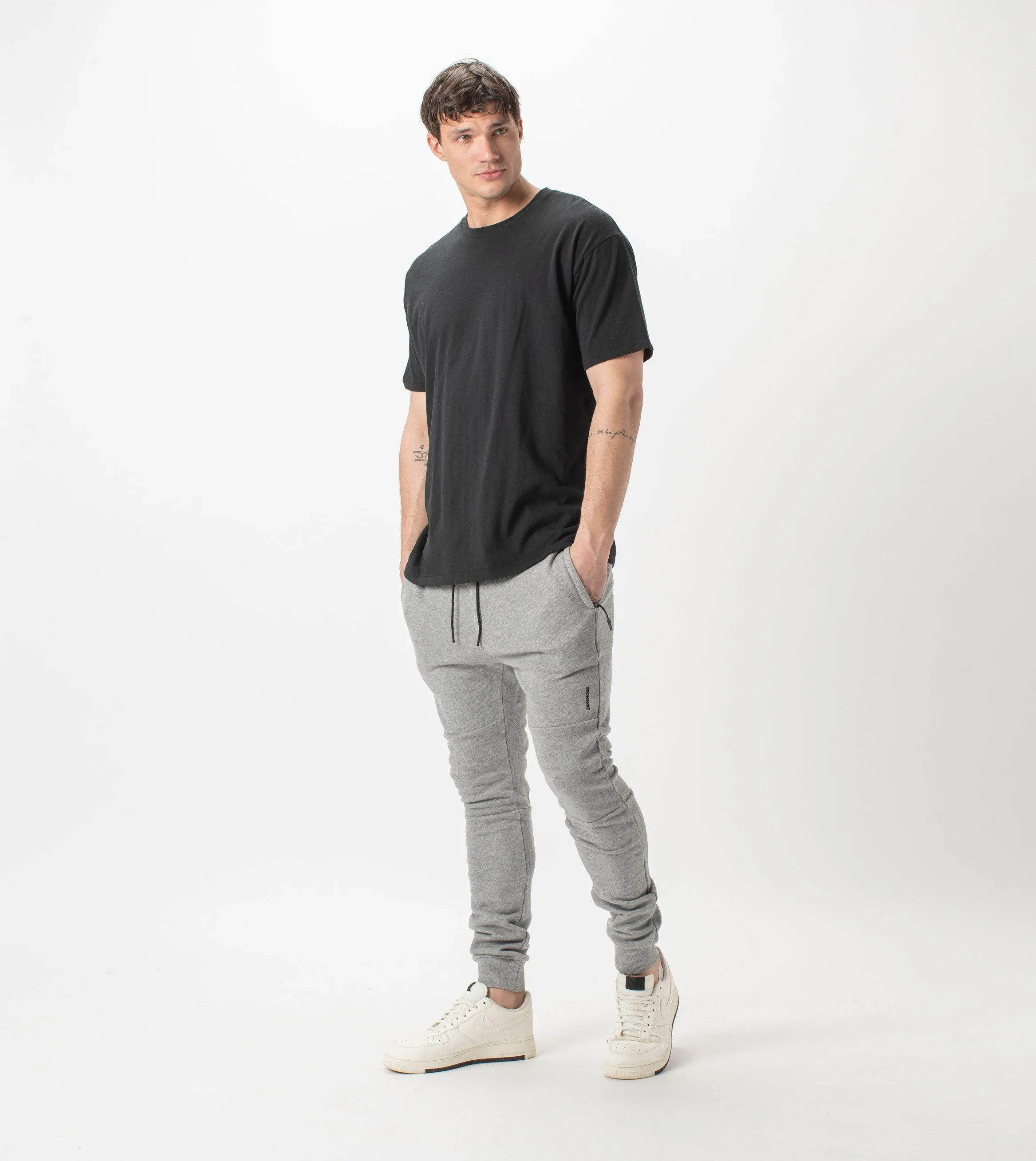 Sureshot Fleece Jogger Dk Grey Marle