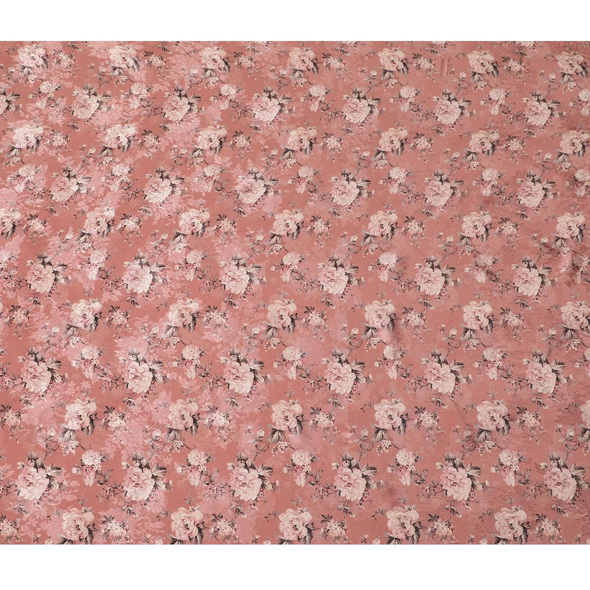 Terracotta Rose Viscose Crepe Fabric, 110cm Wide â€“ Rustic Charm-D18400