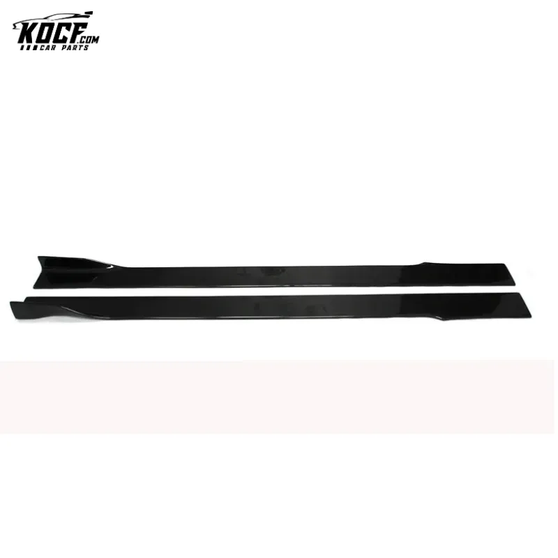 Universal Carbon Fiber Side Skirts Protectors corners 235cm for BMW Audi Benz Civic Mazda Toyota