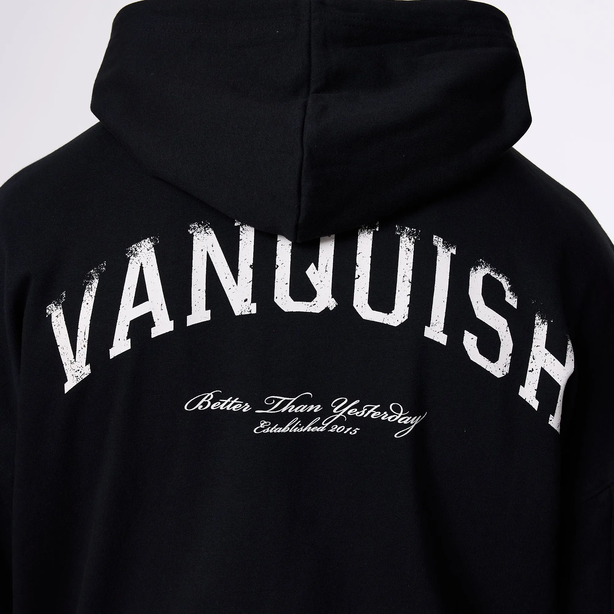 Vanquish Better Than Yesterday Black Full Zip Hoodie