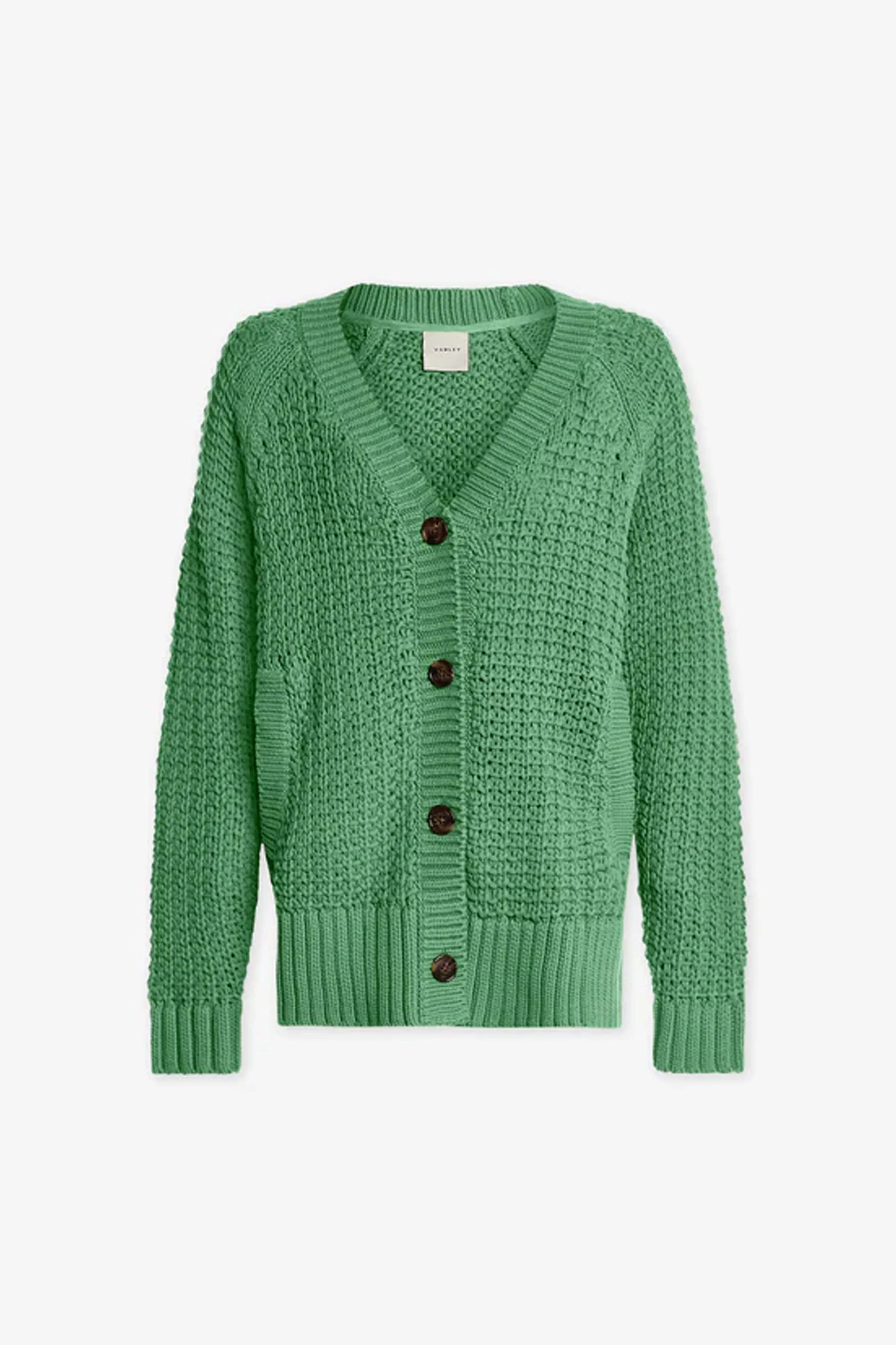 VARLEY | Carla Chunky Rib Cardigan - Jadesheen