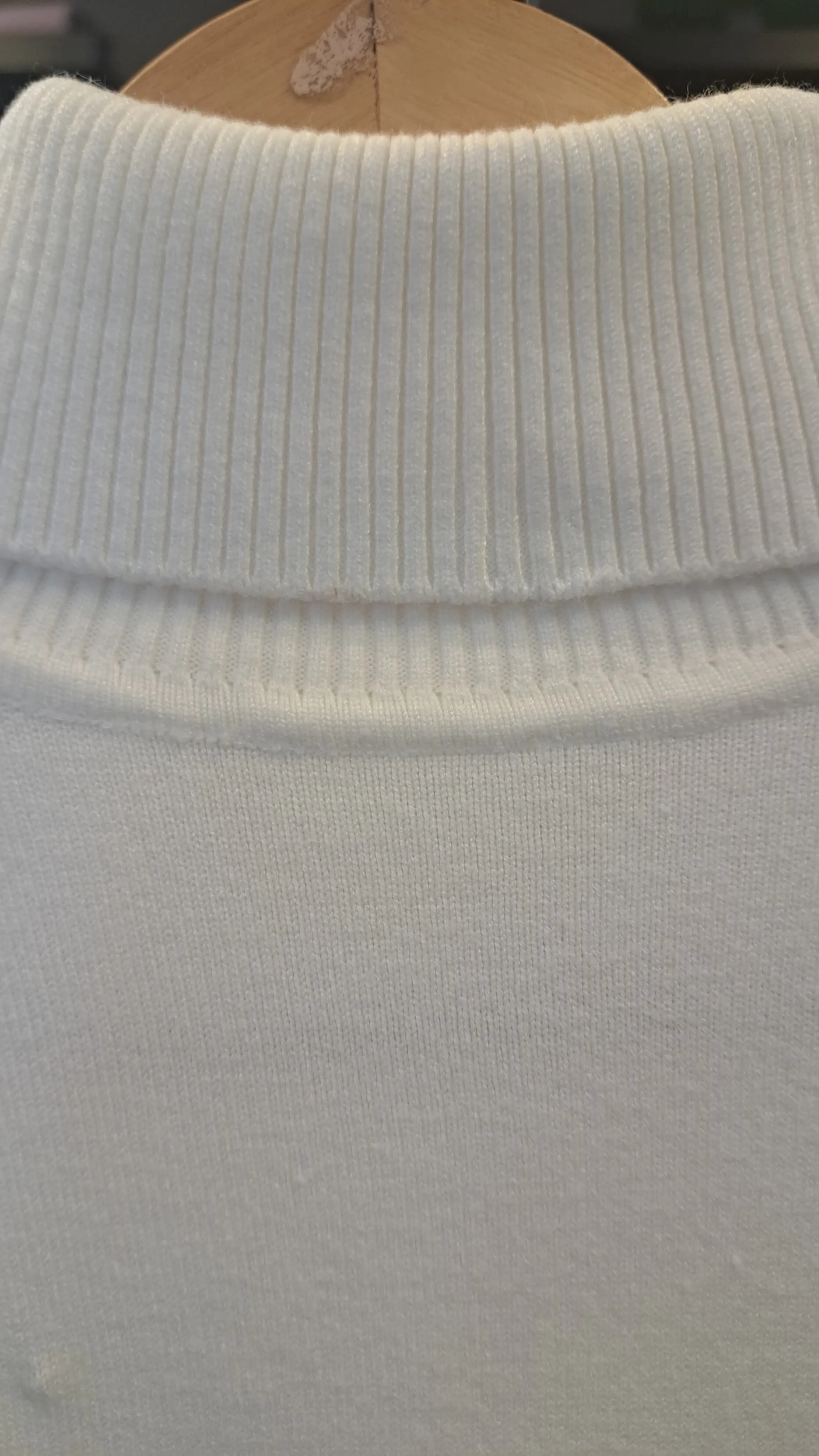 White Turtle Neck Sweaters (High Neck)