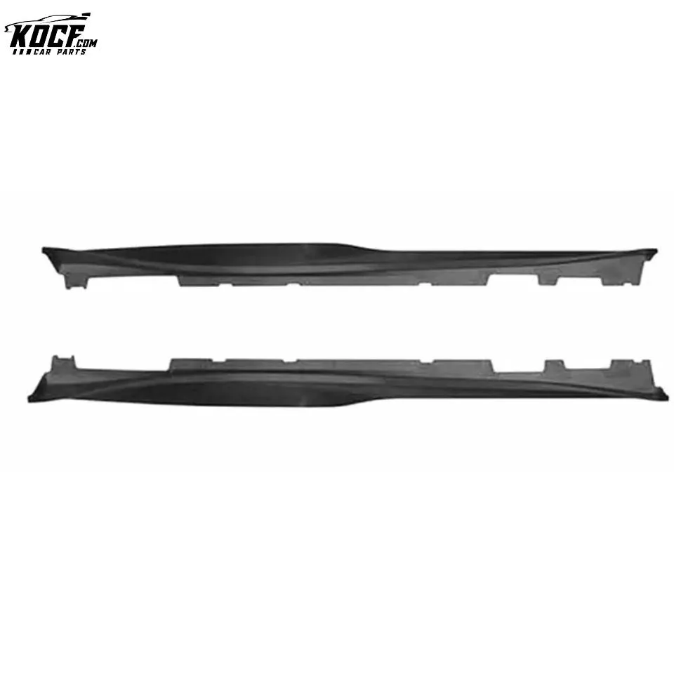 ZL1 Style Carbon Fiber Side Skirts Rocker Panels Body kit For Chevrolet Camaro 6 SS ZL1 2017-19